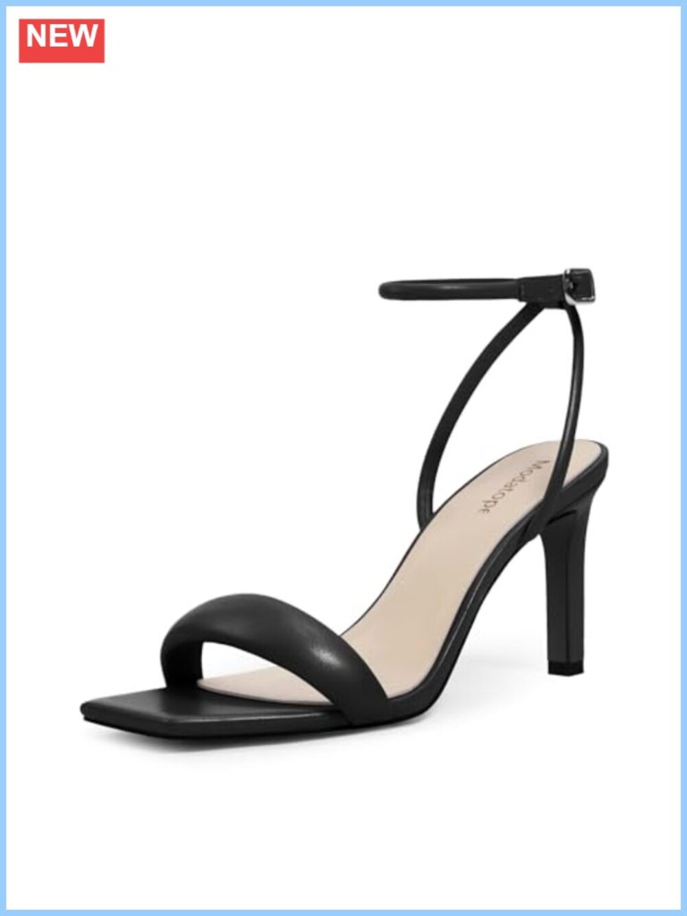 Womens Strappy High Heels Open Toe Ankle Strap Heeled Sandals